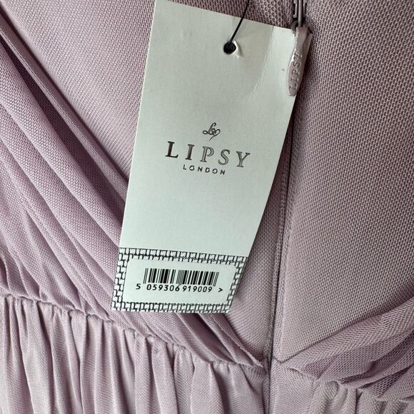 NWT Lipsy Bridesmaid multiway maxi dress in lavender size 2 - Picture 13 of 14